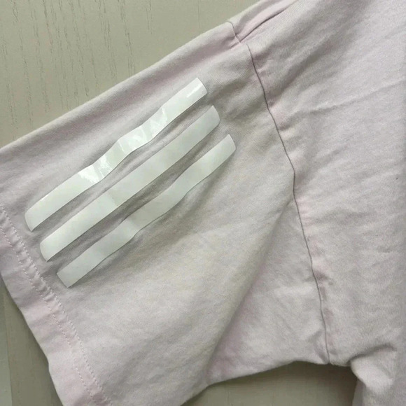 Adidas Open Back Crop Top Size Small Athletic Workout T Shirt Great Condition - Picture 2 of 5